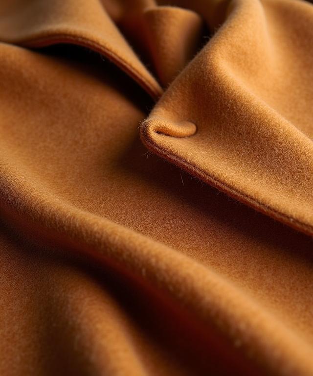 Detailansicht eines Kaschmirmantels aus der Herbst/Winter Kollektion